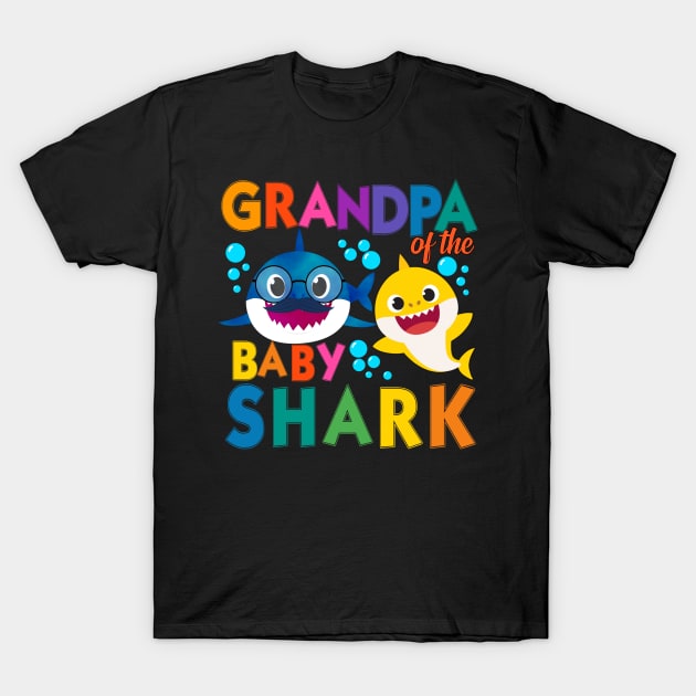 Grandpa of the baby shark T-Shirt by  Memosh Everything 